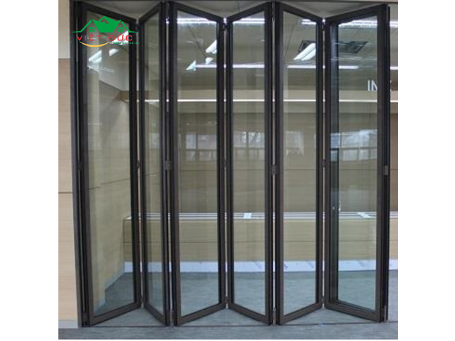 CỬA ĐI NHÔM XINGFA 6 CÁNH XẾP TRƯỢT